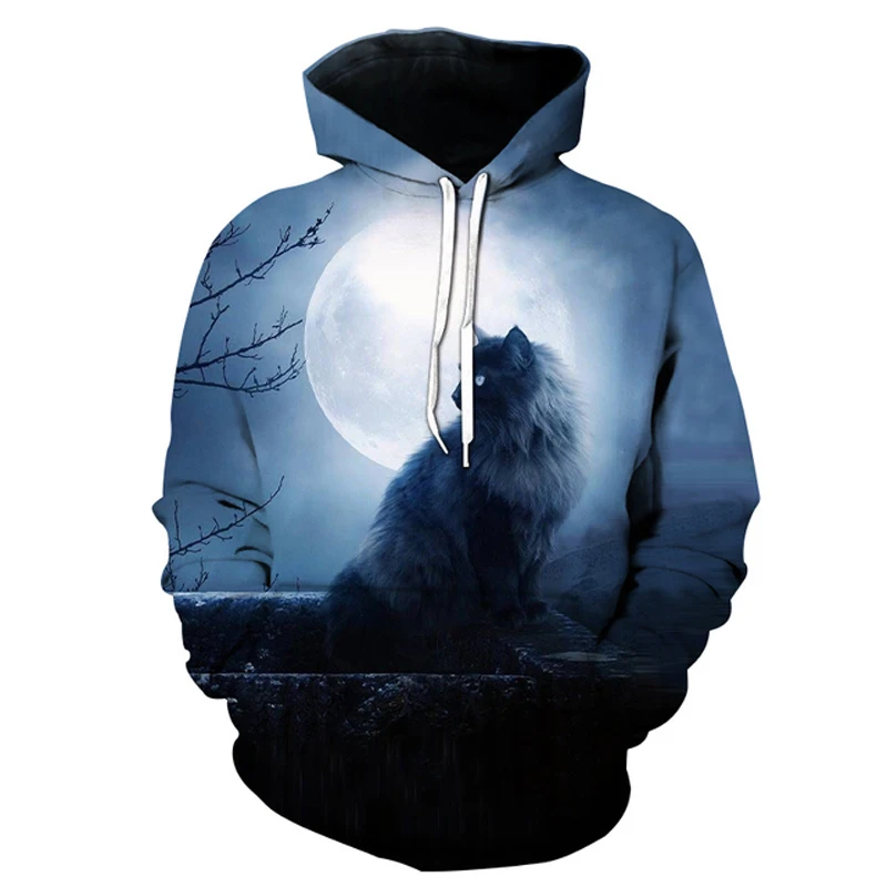 

Cat In Dark Fashion Style 3D Printed Hoodies Unisex Pullovers Hoodie Casual Sweatshirts Street Top Tracksuit