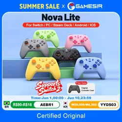 GameSir Nova Lite Gamepads PC Switch 2 Gaming Controller for Nintendo Switch 2 Switch Steam iOS Android Hall Effect Josticks