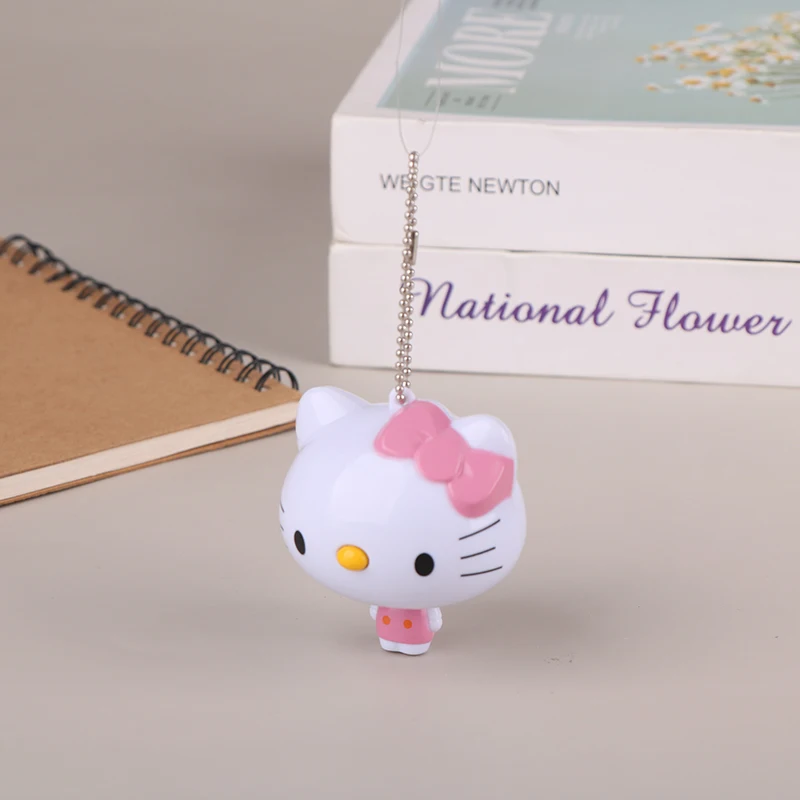 Hello Kitty Soft Ruler Body Measuring Ruler Cute Key Pendant Backpack Pendant Double-sided Ruler Retractable Sewing Tool Gift