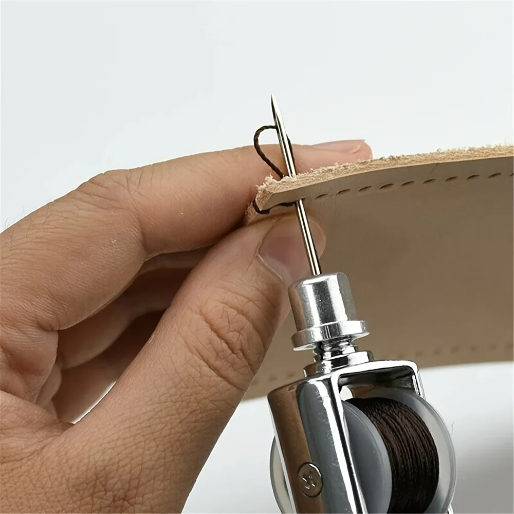 1 Set Leder-Nähset, Tragbare Handnähmaschine, Leder-Handnähmaschine, Schnelle Nähmaschine, Nähwerkzeug