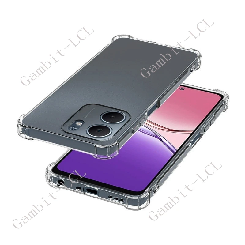 حافظة مضادة للسقوط لهاتف OPPO A5x 5G OPPOA5x 4G CPH2725 PKW110 غطاء خلفي أصلي مقاوم للصدمات من البولي يوريثان الناعم على OPPO A5x 4G