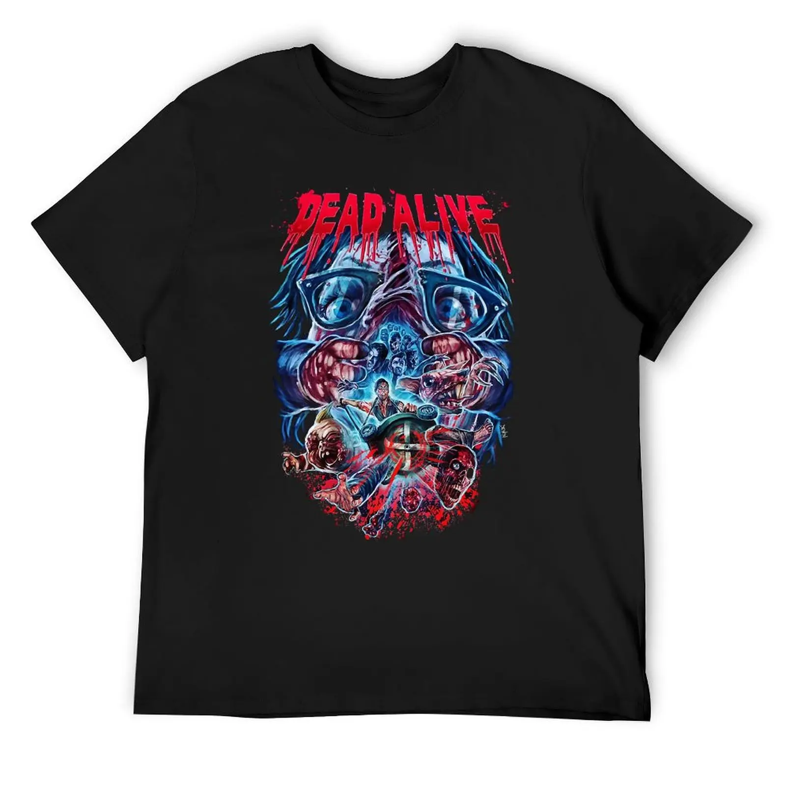 Dead Alive Braindead Gore Horror Movie Peter Jackson T-Shirt custom shirt street wear t shirts for men pack