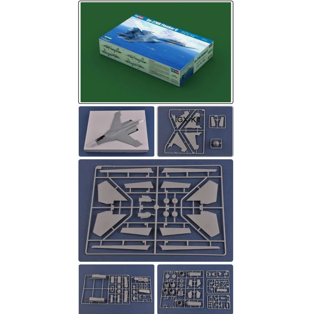

HobbyBoss 81713 1/48 Scale Soviet SU27 SU-27 SU27UB Su-27UB Flanker C Fighter Plane Airplane Plastic Assembly Model Building Kit