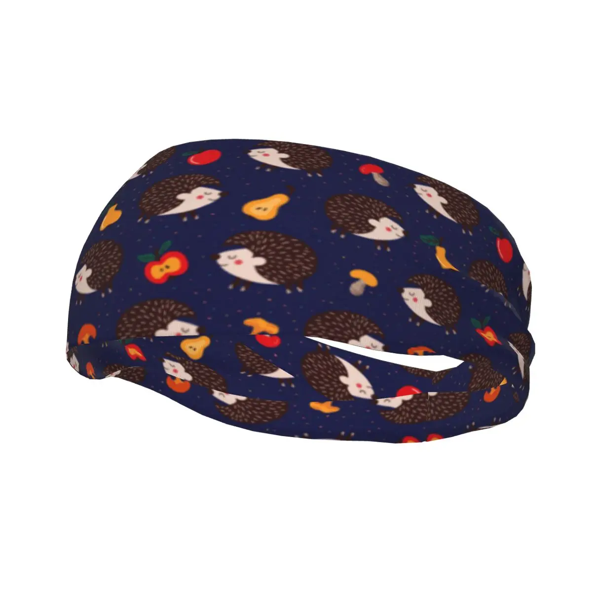 Sports Headband Hedgehogs Running Fitness Sweatband Absorbent Cycling Jog Hair Bandage