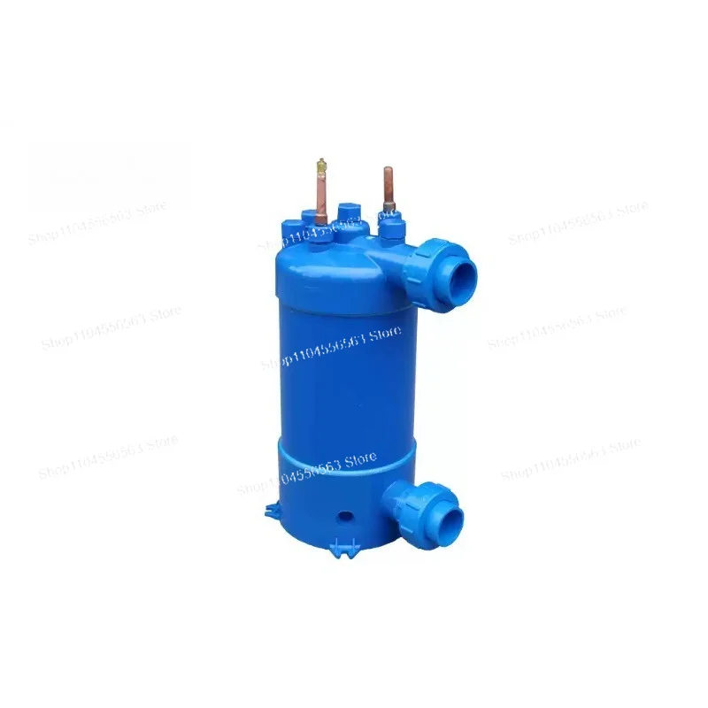 17KW High heat transfer twisted tube heat exchanger, swimming pool titanium heat exchanger, 10kw evaporator