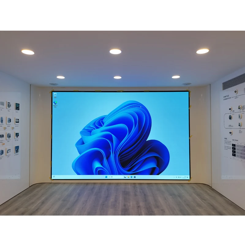 Transparent DisplayChip On BoardHigh Resolution P1.5 Full-Color Display Screen Indoor Fixed Advertising Display ScreenCustom Wat