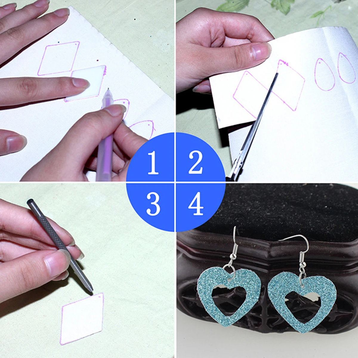 

Earring Making Set Jewelry Kit DIY Tools Accessories Complete Beginners Safe Durable Materials Gifts Presents Christmas Birthday
