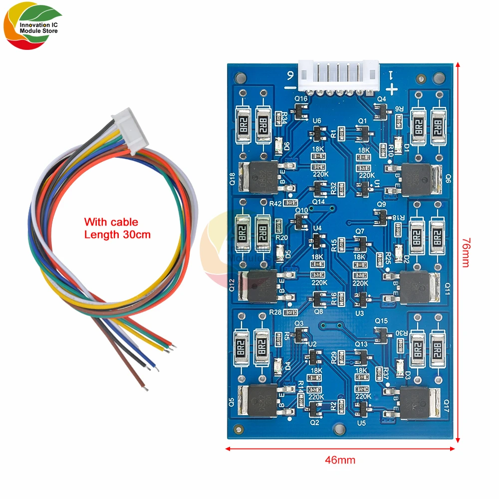 2.7V/16V LTO 6S Balance Board Balance Circuit Lithium Titanate Battery Protection Ultra-farad Capacitor Protection Board Module