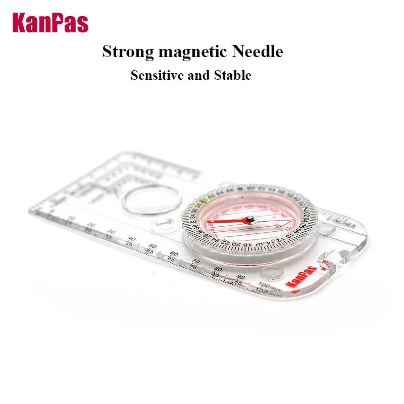 KANPAS Military Compass / For Outdoors Navigation, Hiking, Map Drawing /School Teaching /MA-40-3s