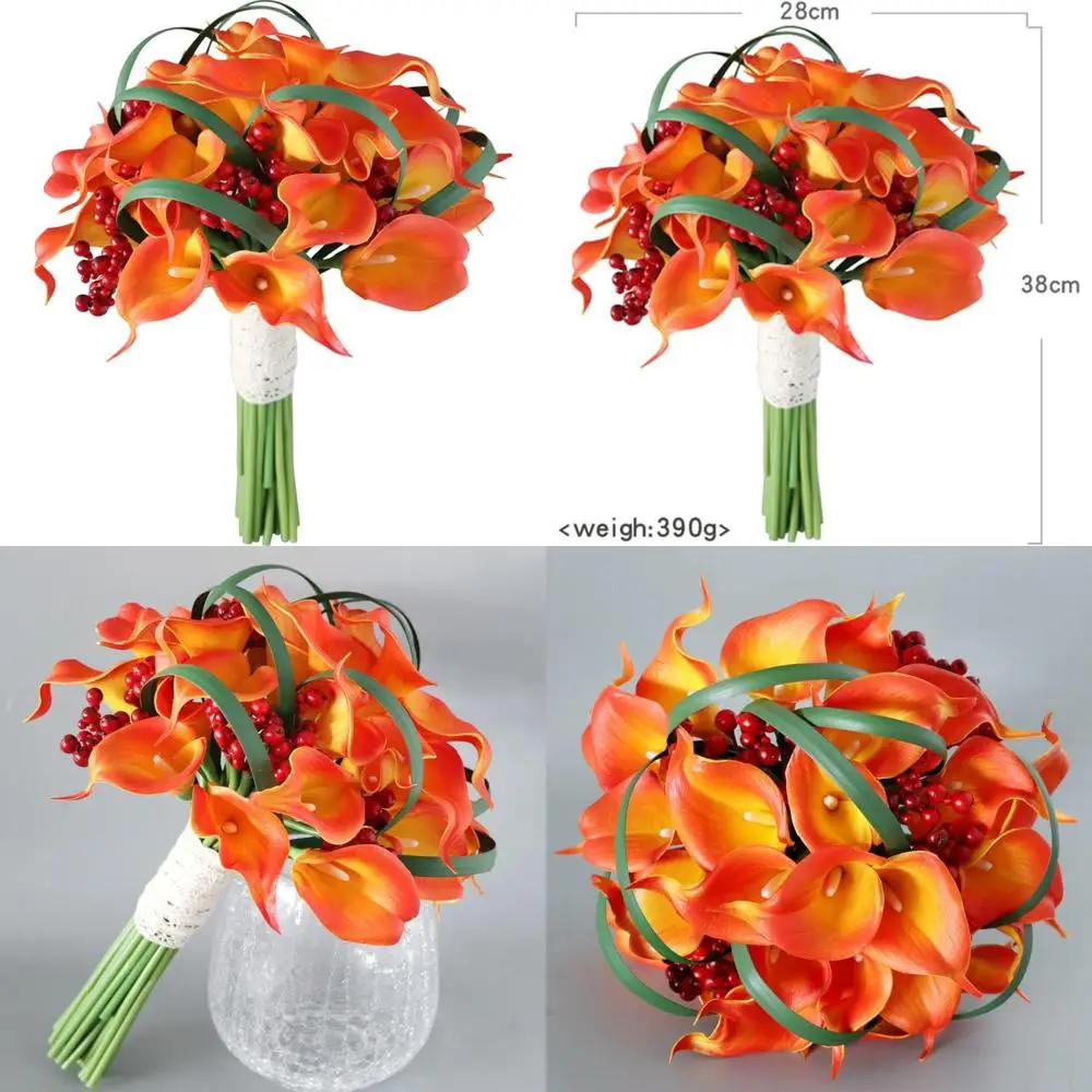 

Artificial Wedding and Bridal Bouquets for Brides and Bridesmaids - Perfect for Ceremonies, Anniversaries, and Bridal Showers