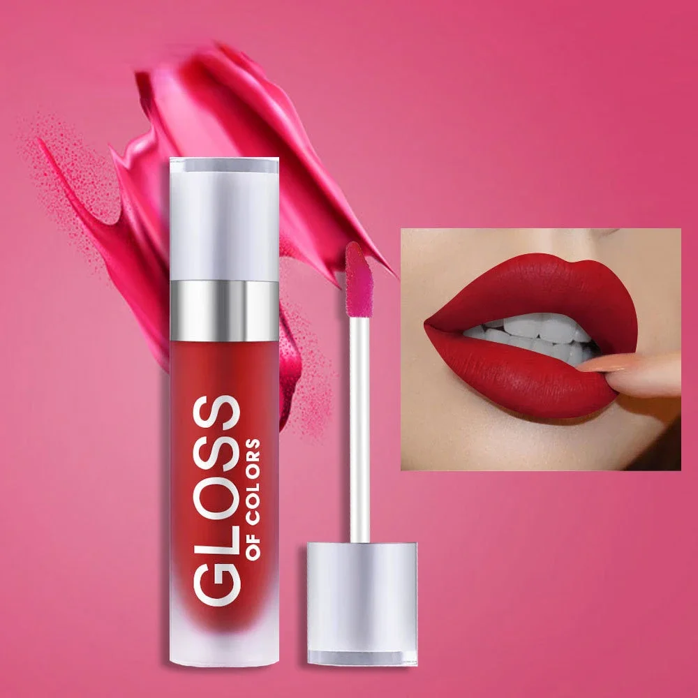 Długotrwały matowy seksowny błyszczyk w płynie Lipsick wodoodporne kosmetyczne uroda narzędzia do makijażu Lip Plumper Gloss błyszczyk tubki