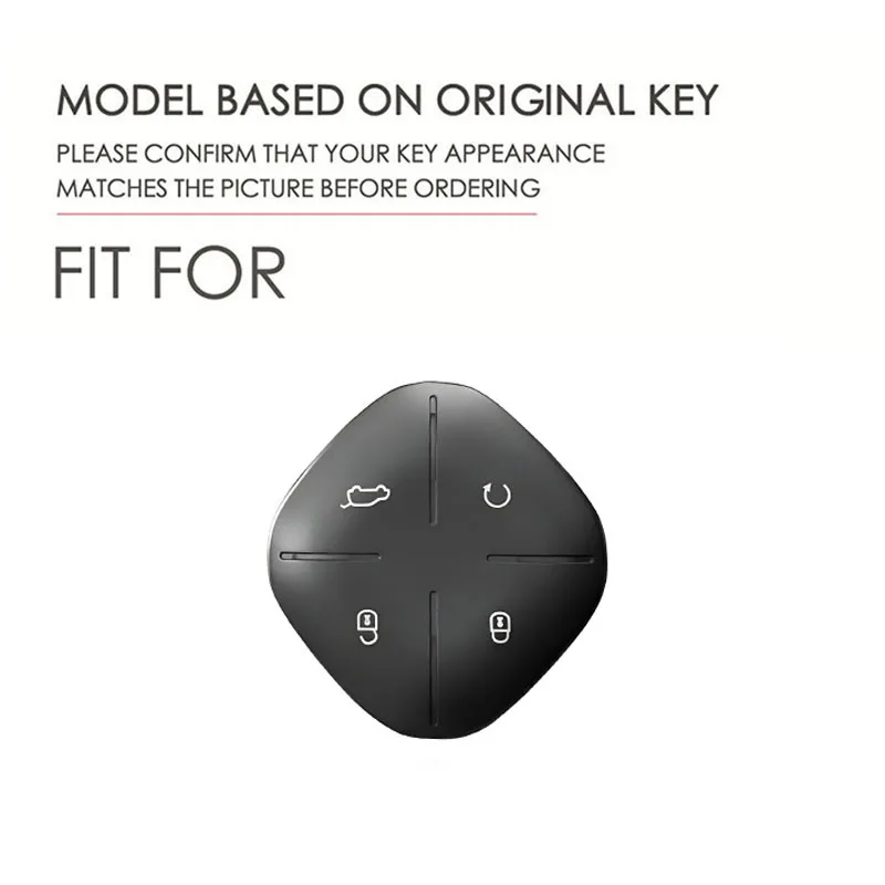 TPU Key Cover for Chery Jetour Dasheng IDM, Full Wrap Protective Case with Silver Stripe & Woven Hand Strap for Overseas Models