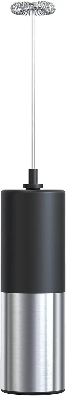 Вспениватель молока для кофе, вспениватель молока, пенообразователь на батарейках, миксер для напитков, мини-пенообразователь из нержавеющей стали для латте, укупорка