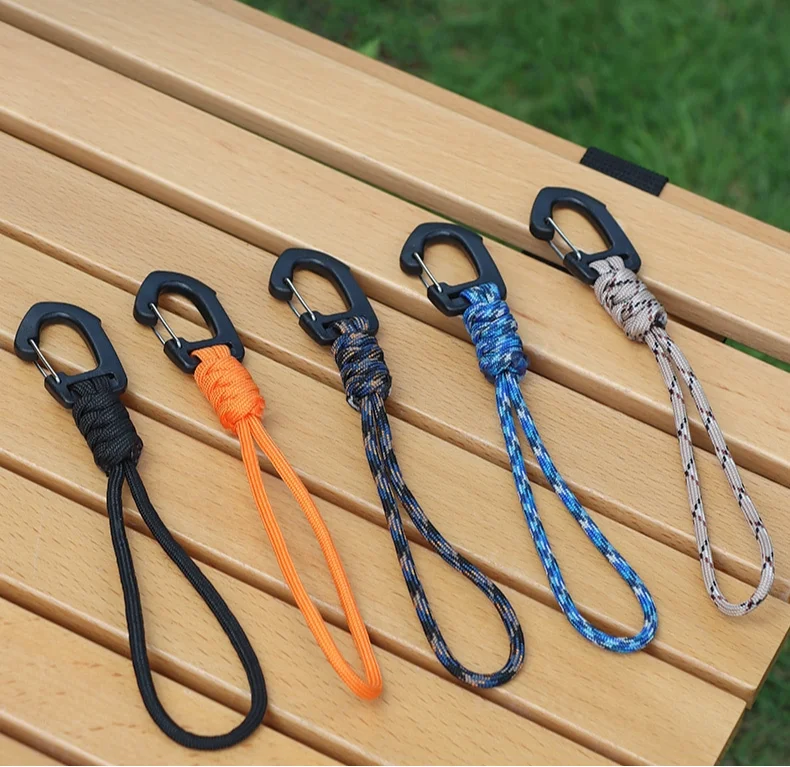 Long seven core key lanyard hook