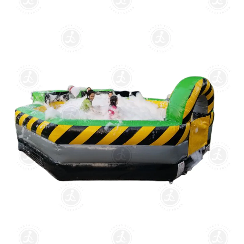 Mini Foam Pit inflable comercial para niños, entretenimiento, Foam Pit, equipo para alquiler de fiestas