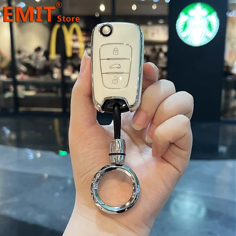 Car Key Fob for Great Wall GWM C30EV C30 M2 M4 C50 C20R WINGLE 5 6 3 7 Voleex STEED HAVAL GW H5 Remote Cover Shell Keychain Case