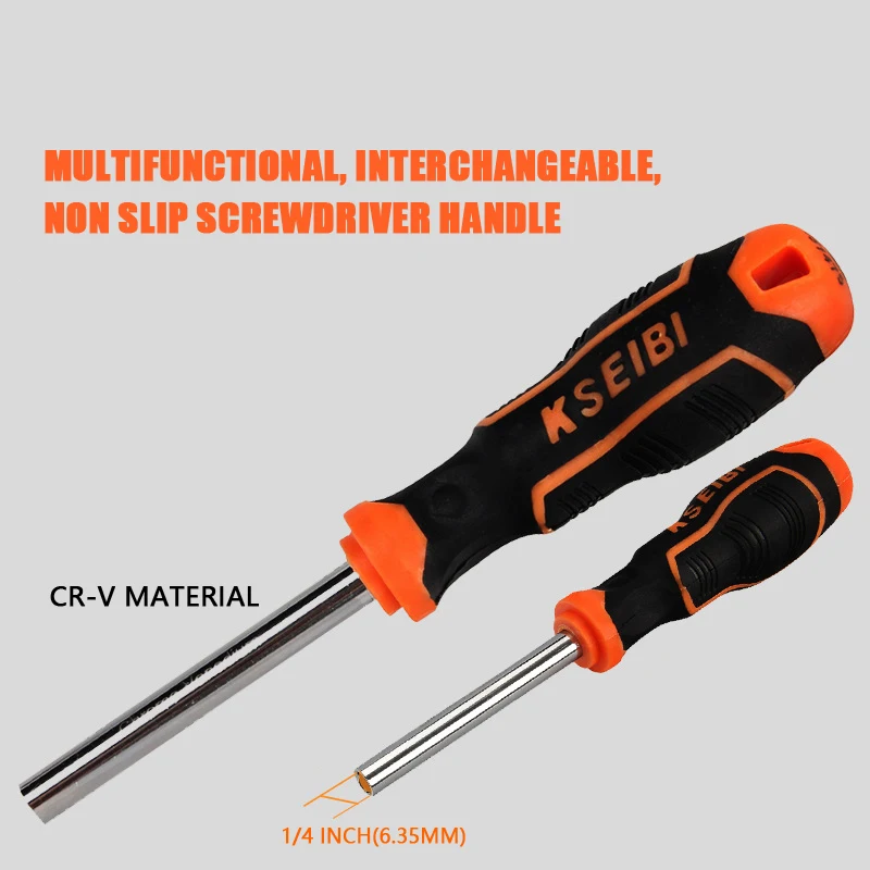 1/4 Inch Screwdriver Bits Holder Magnetic Screw Driver Handle Multifunctional Hex Shank Bolt Driver Screw-driving Hand Tools