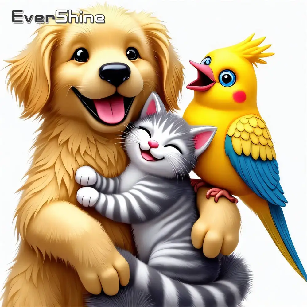 

Evershine алмазная живопись цветок ромашки красочные акриловые принадлежности для рукоделия Алмазная мозаика DIY вышивка подарок ребенку