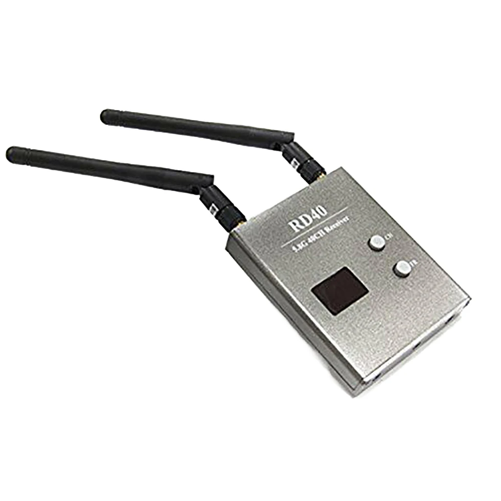 

5.8G 40 Channel FPV Transmission Receiver RD40 w/ Dual Antenna for RC Multicopter Drone Quadcopter