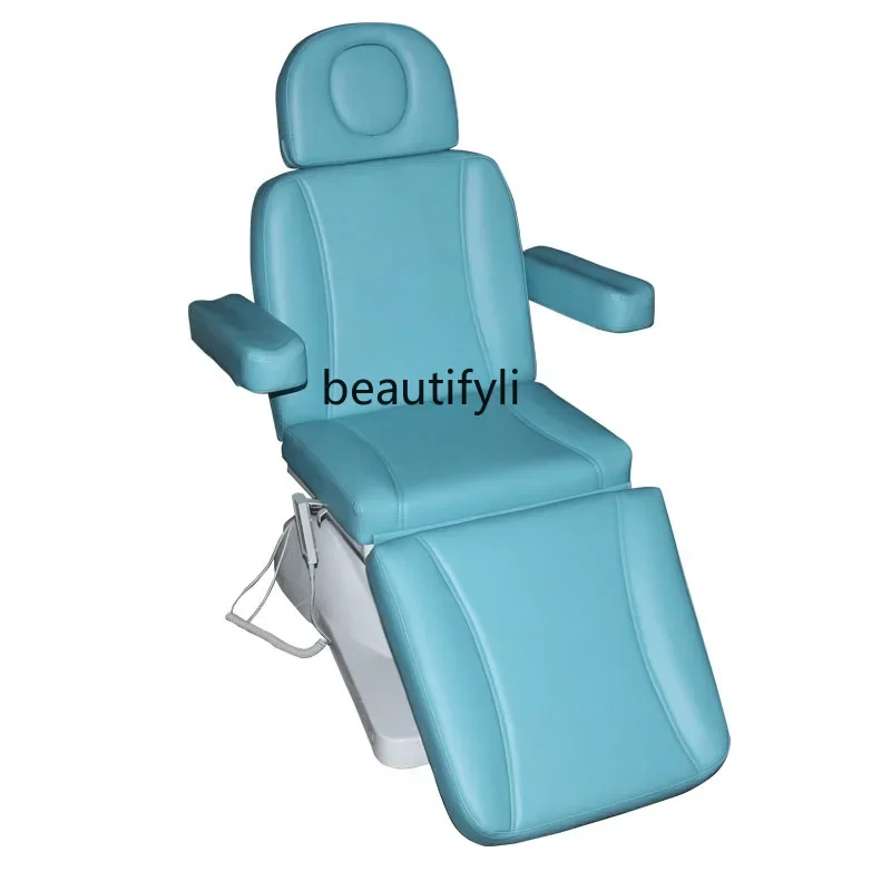 E1001 ss سرير التجميل الكهربائي متعدد الوظائف الوشم الأريكة مايكرو كامل تدليك الوشم سرير رفع صالون تجميل
