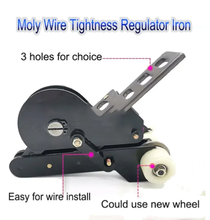 

EDM Molybdenum Wire Tightness Regulator Wheel Iron One for WEDM Wire Cut Machine Parts