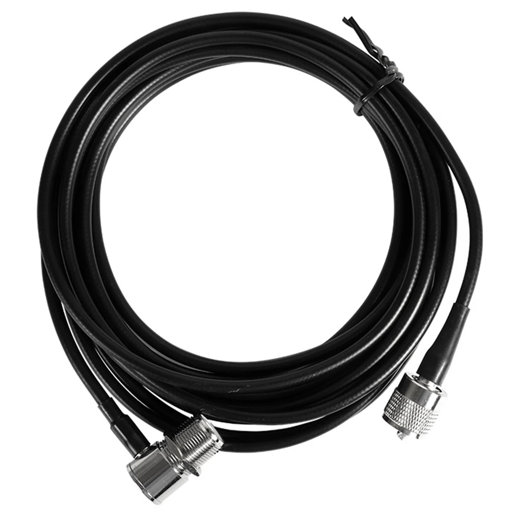 

RG58 RG-58 50 Ohm Car Antenna Coaxial Cable 5 Meters Uhf Female To Uhf Male (Black)-N33R