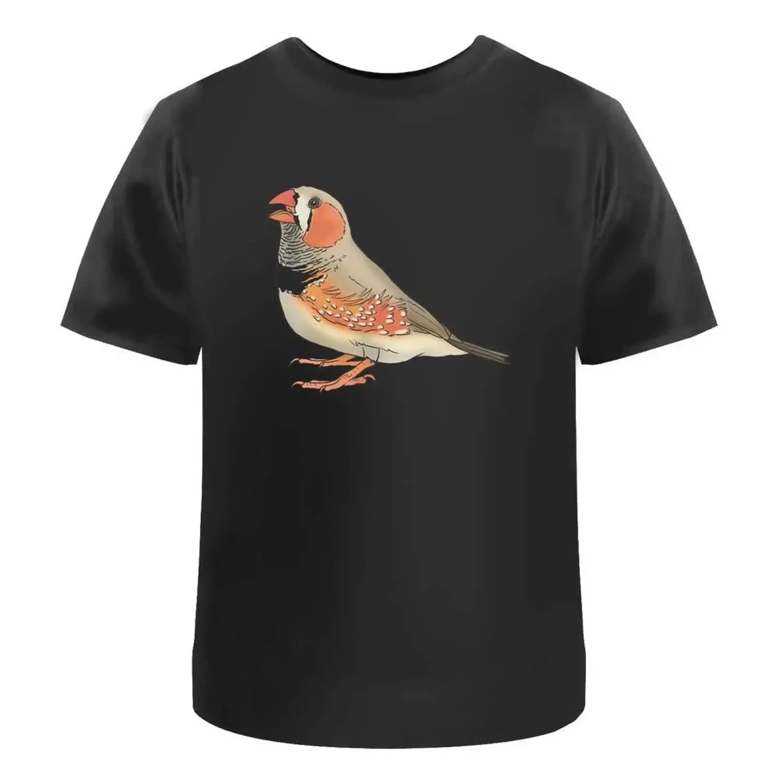 T Shirt quot Zebra Finch 100 Baumwolle S XXL TA038921 vintage Washed Stylish Top For Everyday Wear Slightly Versatile graphic