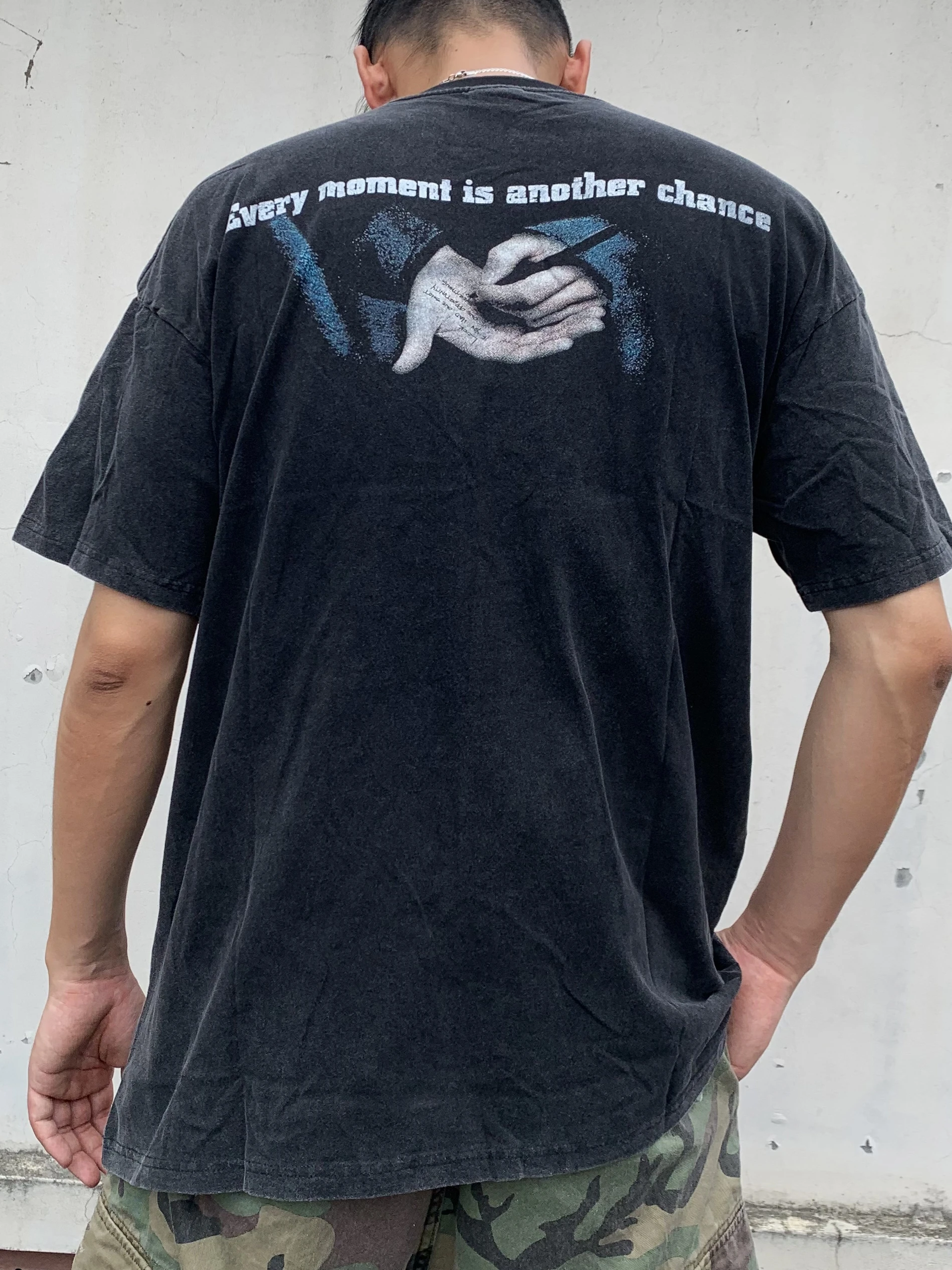 

Eminem 8 Mile Vintage Waed Cotton ort Sve T-irt Small Collar ex Breathable Comfortable Casual Streetwear