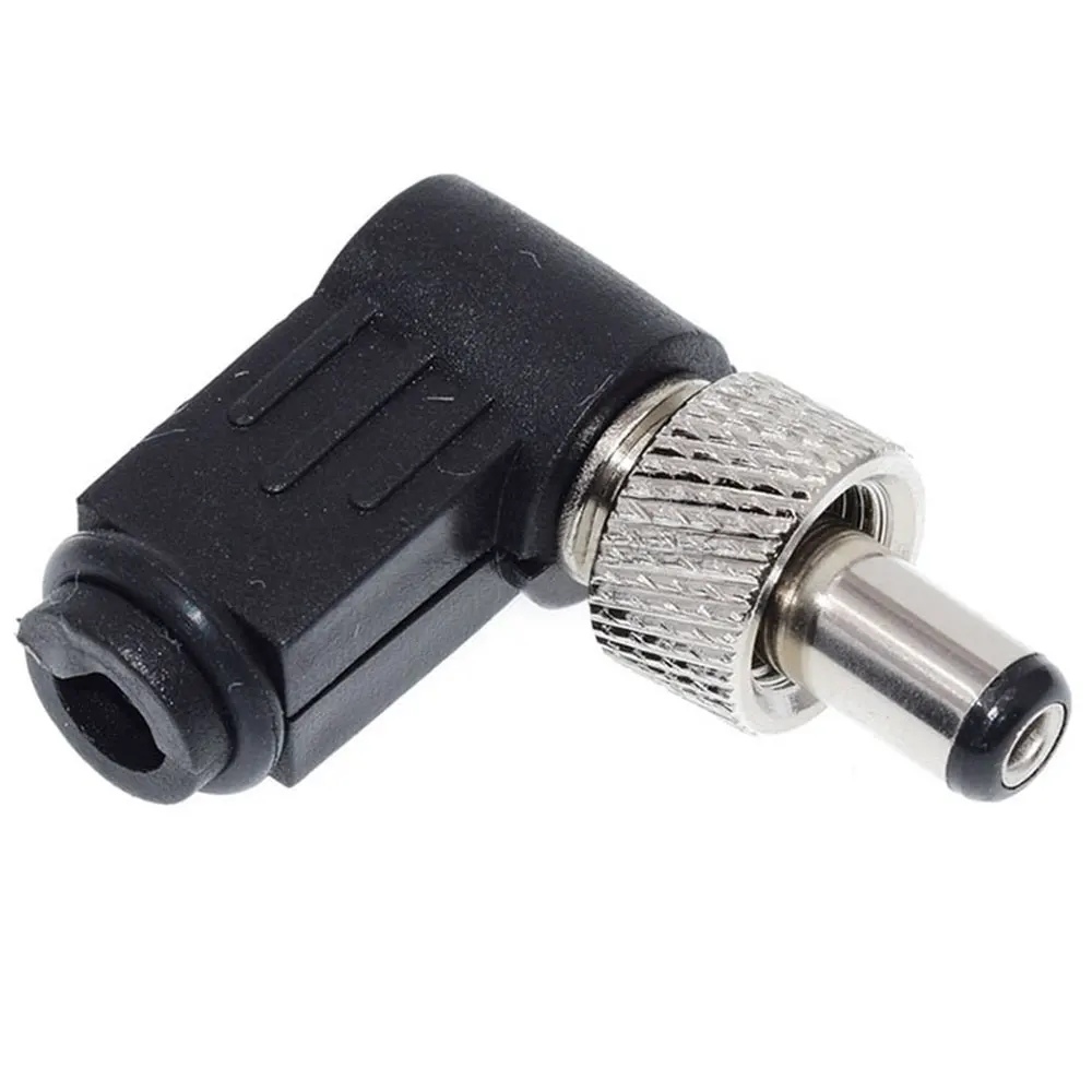 DC 5.5*2.1/2.5mm Plug Socket With Nut 5.5x2.1/5.5x2.5 mm DC Power Jack Male Panel Mount Connector