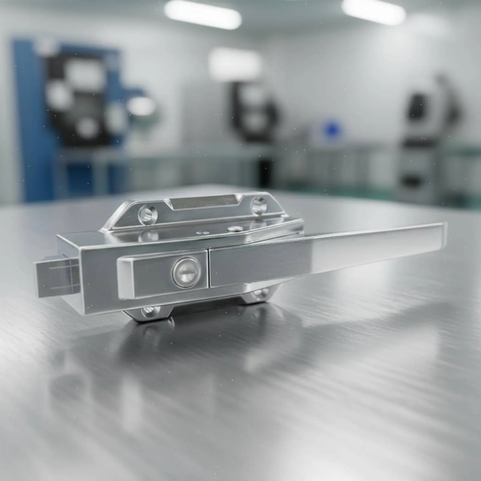 Cerradura de Puerta para Cuarto Frío, Aleación de Zinc, Cerradura para Puerta de Congelador, Kit de Cerradura para Cuarto Frío Industrial