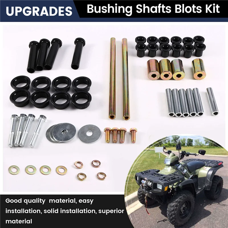 

Rear Left & Right Bushing Shafts Blots Kit For Polaris Sportsman 400 450 600 700 2003-2007 Sportsman 500 800 2003-2010