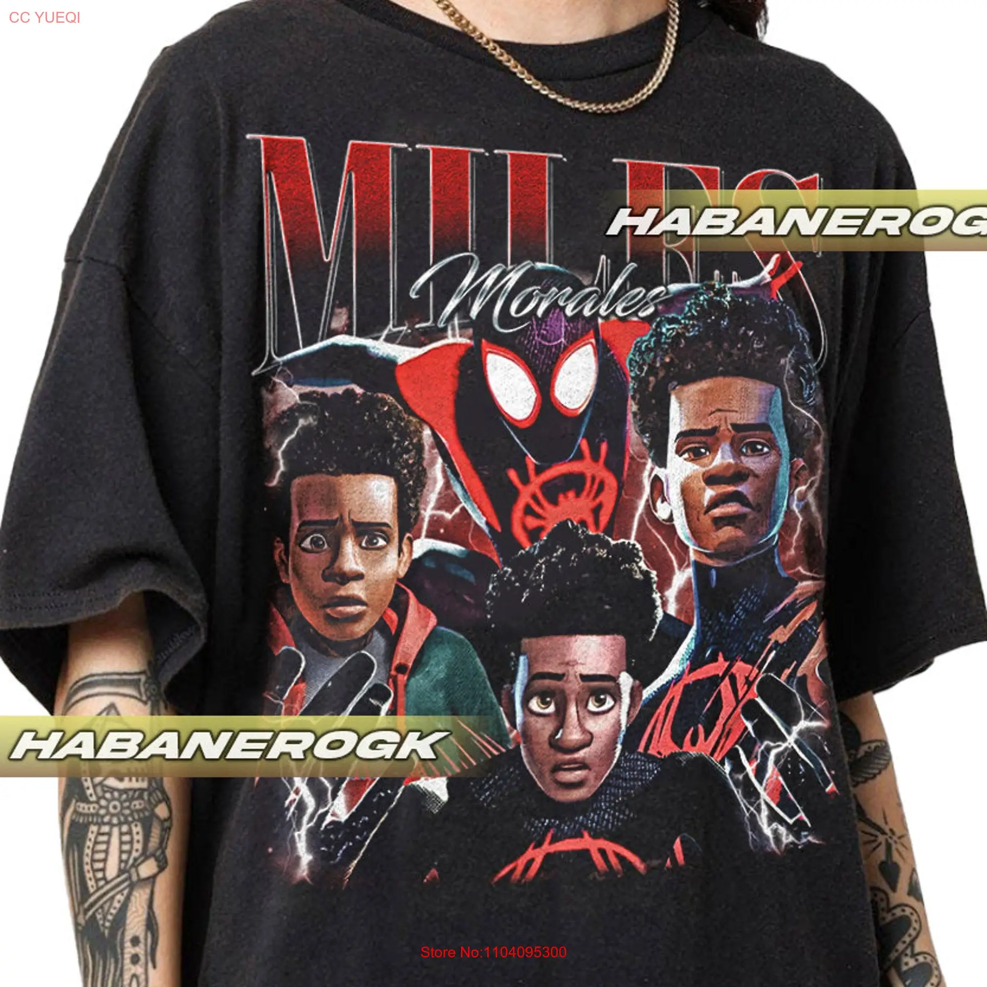 Limited Miles Morales Vintage T Shirt For Women and Man  long or short sleeves