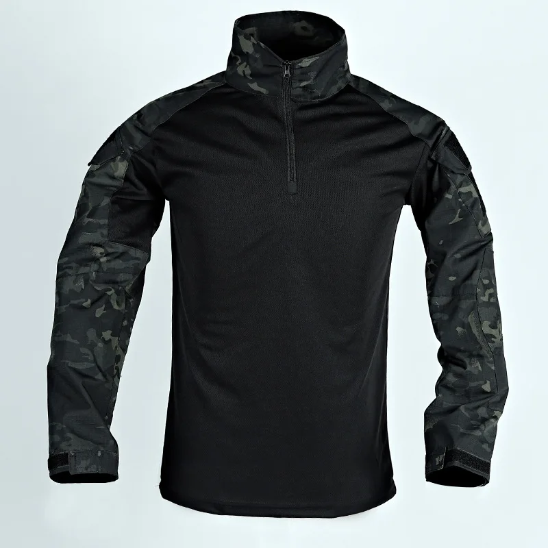 Army Outdoors T Shirt Long Sleeve Combat Shirt Tactical Clothing BreathableTraining Hunting Clothes Hiking Shirt Work Wear Men image 5