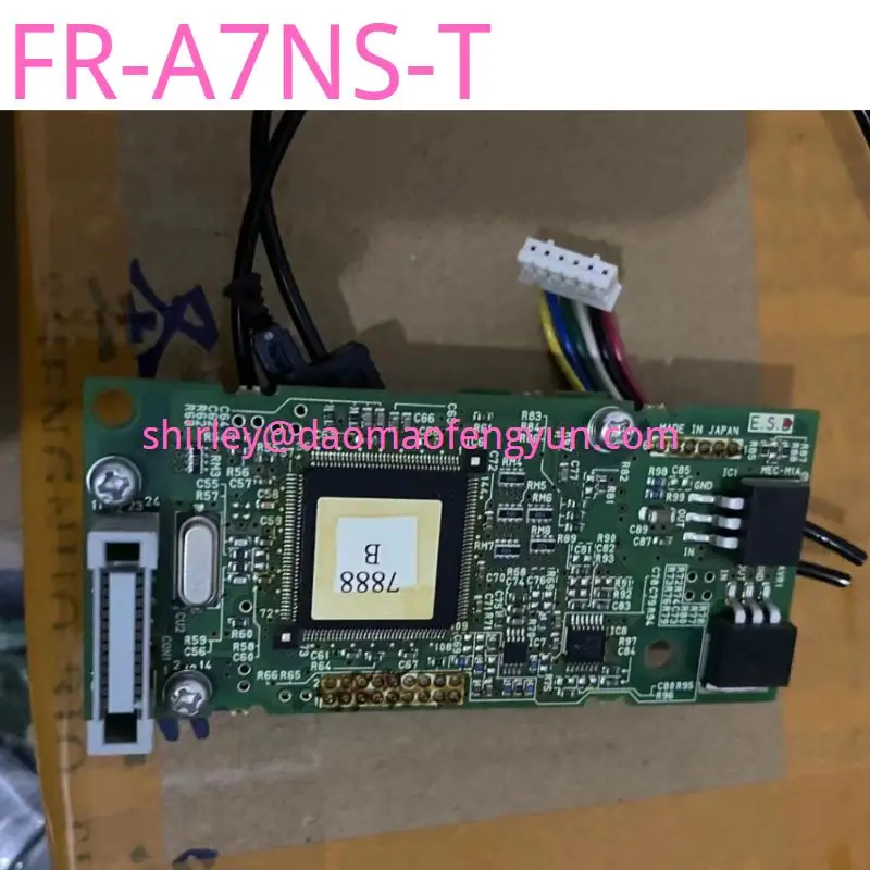 Used One set of FR-A7NS-B, FR-A7NS-T,  FR-A7NS BC186A801G52 frequency converter communication card