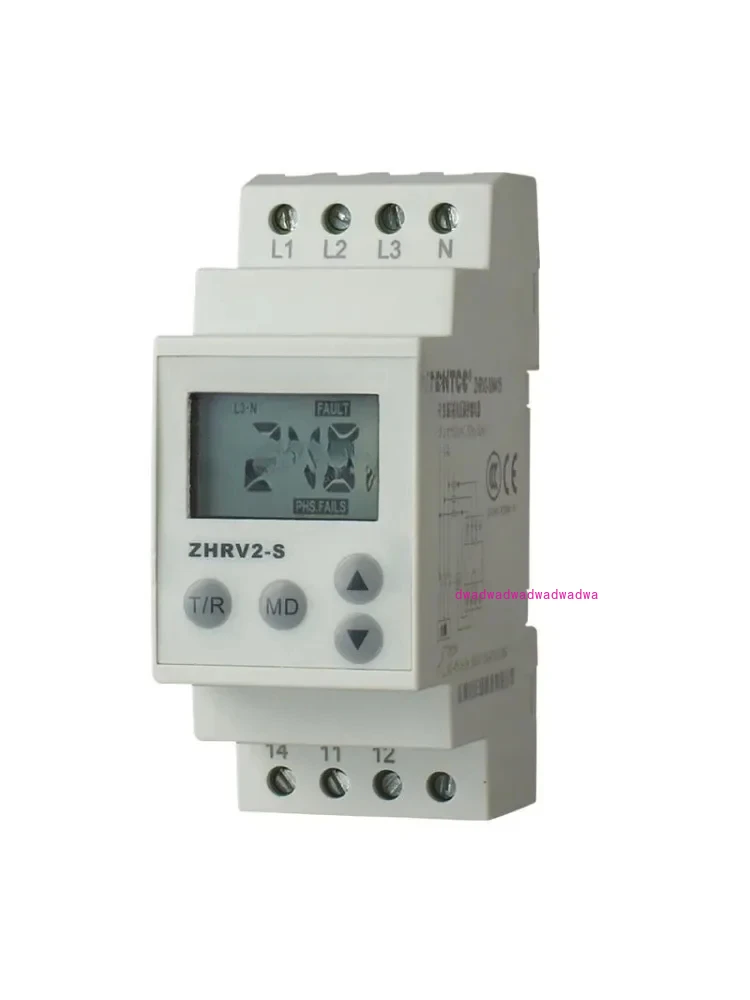 Rail LCD Voltage Relay Phase Failure/Sequence/over-Voltage/under-Voltage Relay Multifunction Relay Switch AC230V AC400V