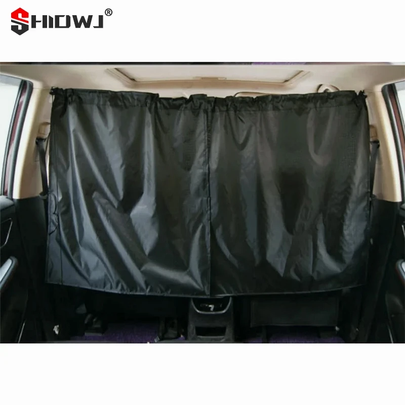 1/2Pcs Sun Shade Privacy Curtain Taxi Car Isolation Curtain Partition Protection Curtain Commercial Vehicle Car Accessories