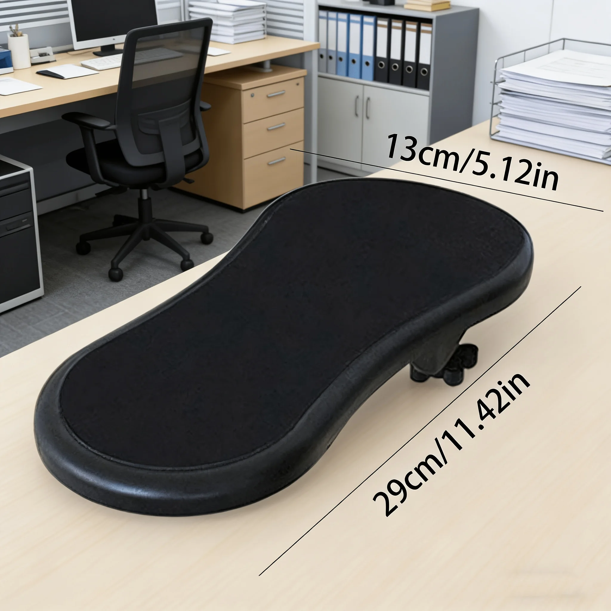 One Creative Computer Armrest Support, Adjustable and Rotatable Wristrest Armrest, Ergonomically Designed Desk Armrest