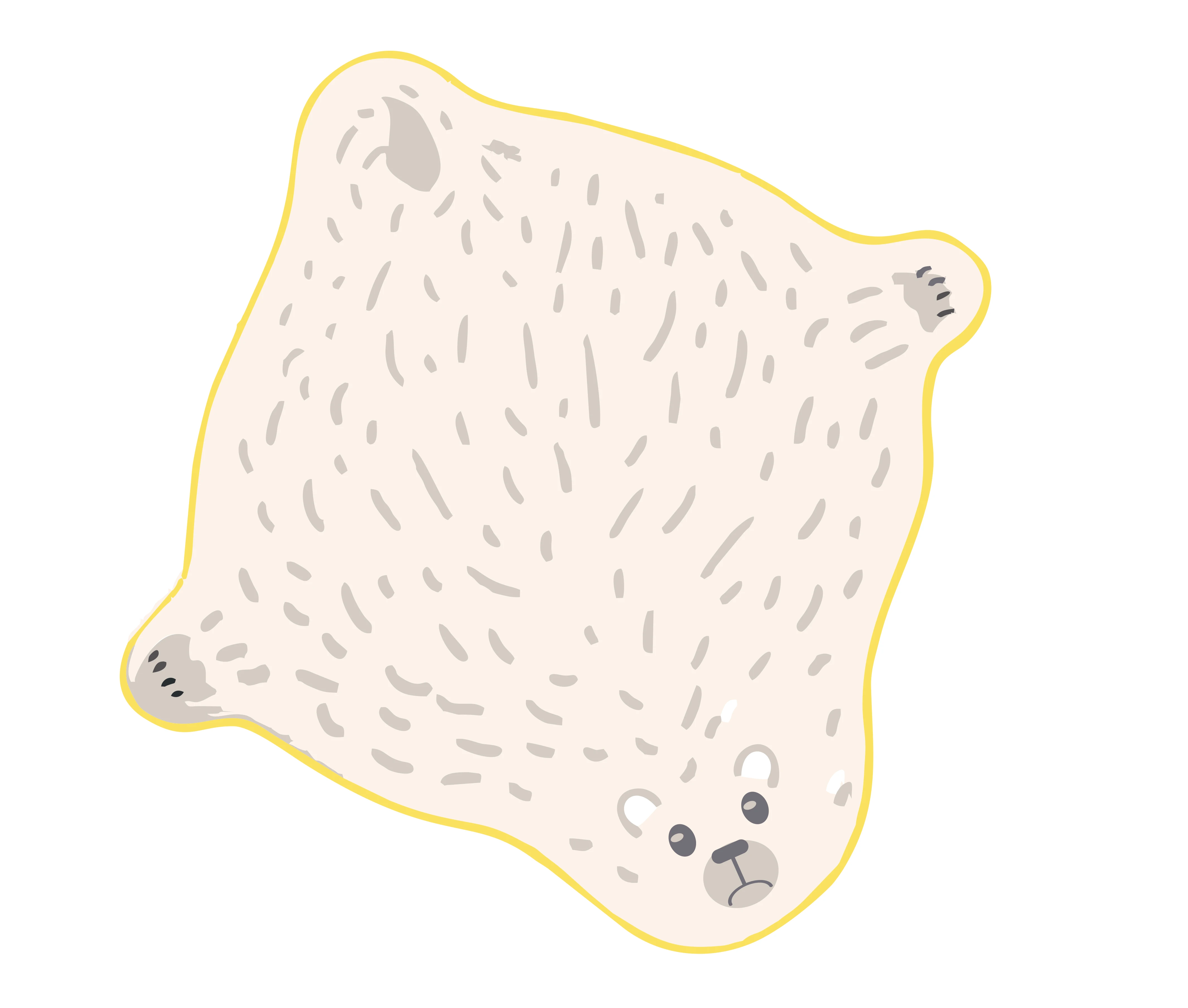A new line of thickened cute animals that can be attached to