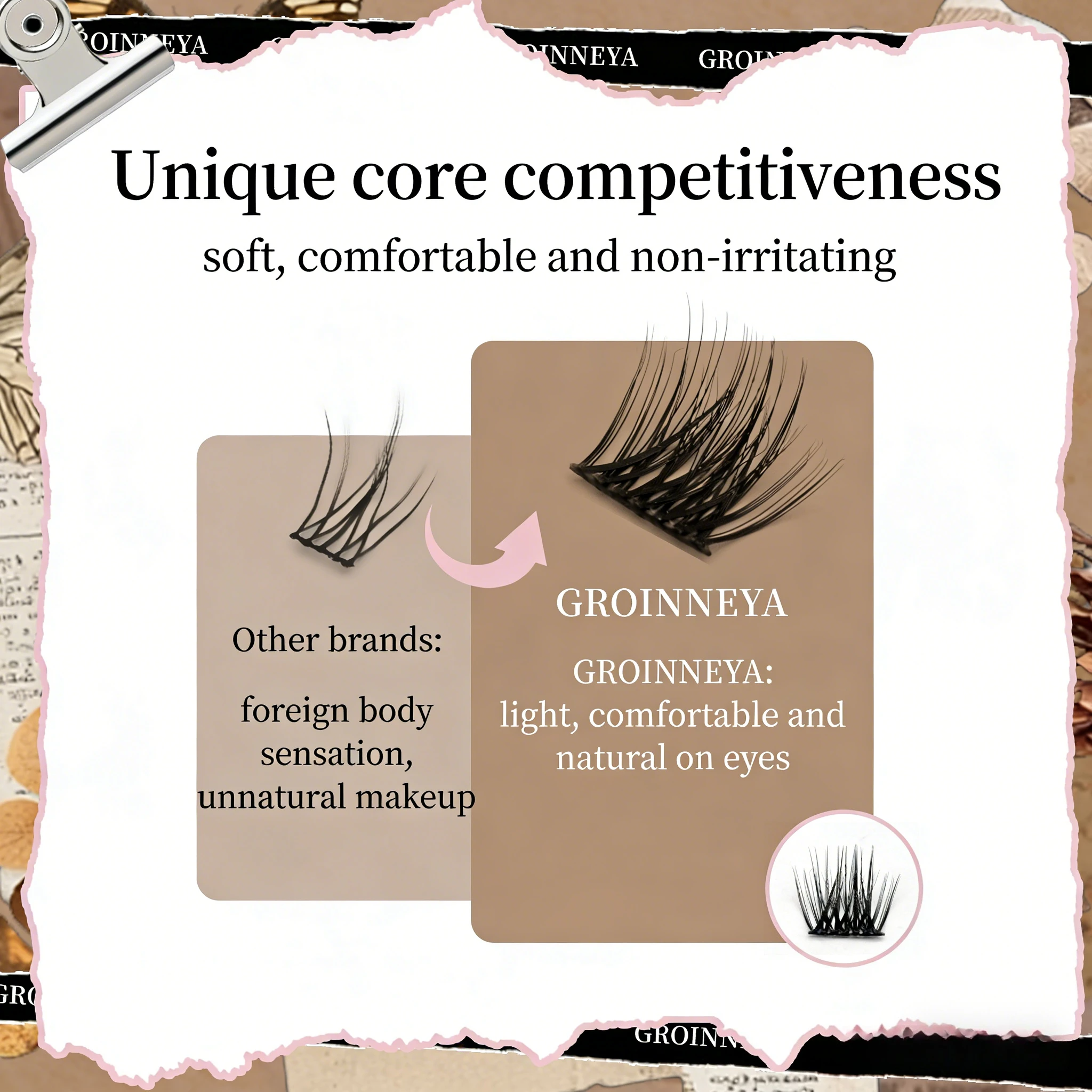 Cils de vison 3D russe individuel, grappe de cils naturels, Extension de cils, outils de maquillage, vente en gros