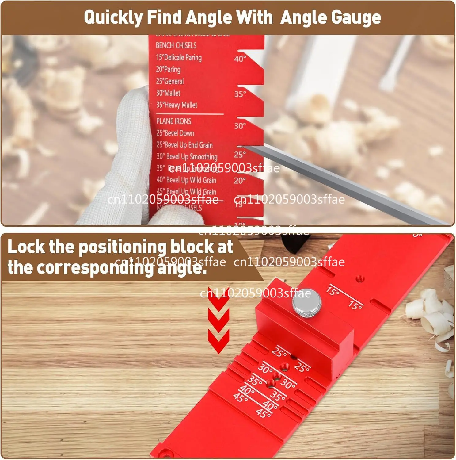 Aluminum Alloy Woodworking Chisel Fixed Angle Sharpener