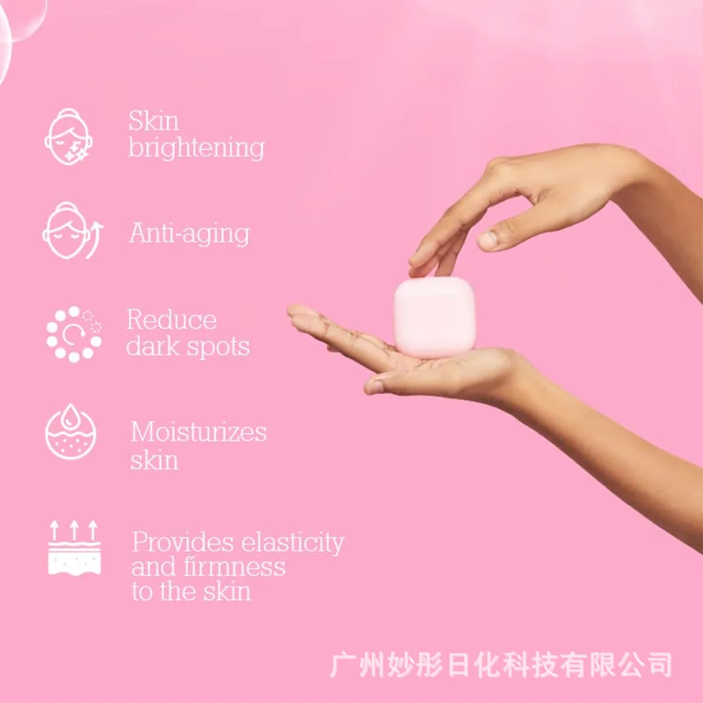 Tricarboxylic Acid Soap and Collagen Brightening Soap, Handmade Brightening Soap for Face and Natural Glowing Skin Moisturizing