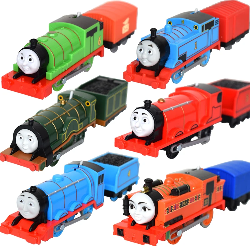الأصلي Genunie توماس والأصدقاء Trackmaster 3 2 أقسام قطار كهربائي مجموعة توماس يونغباو غوستافو كينجي لعبة مجسمة للأطفال