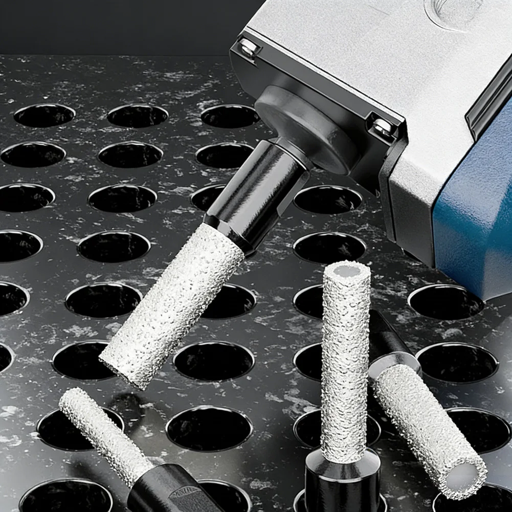 6/8/10/12mm Dry Diamond Drilling M10 Thread Grinder For 10mm Inner Hole Angle Grinders For Tile/quartz Stone/glass Tool Parts