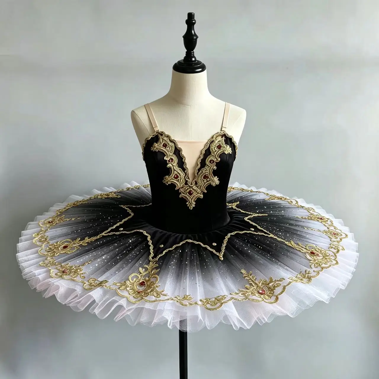 gonna-da-balletto-professionale-per-bambini-abito-tutu-per-spettacoli-costume-da-piccolo-cigno-abbigliamento-da-palcoscenico-poliestere-traspirante