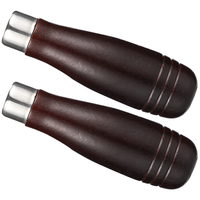 2 Pcs Handle File Handles Wood Tool Needle Chainsaw Grip Hammer Large Files Tools