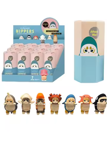 Sonni HIPPERS & Mufusand Cat Fushandi Party Series Blind Box Trendy Play Decoration Creative Kid Birthday Christmas Gift