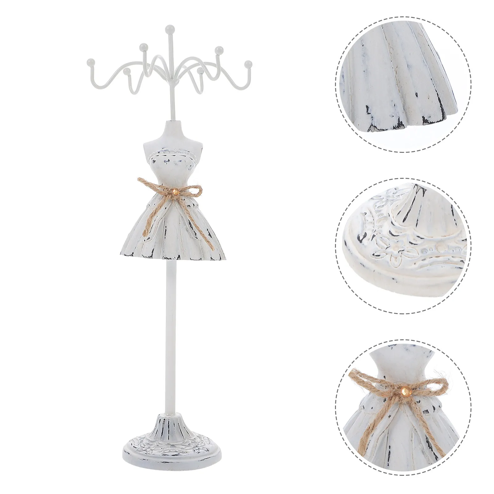 

Creative Jewelry Rack Desktop Organizer Human Shape Ring Earring Necklace Storage Display Shelf Jewelry Storage Display Rack