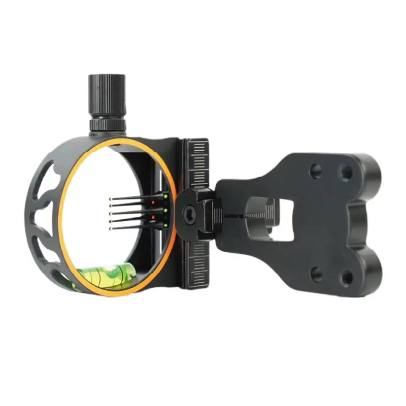 

Прицел для блочного лука Archery 5Pin, начального уровня, с оптическим волокном 0.019 дюйма, для начинающих, для тренировочной стрельбы, охоты, аксессуары, инструмент для обучения