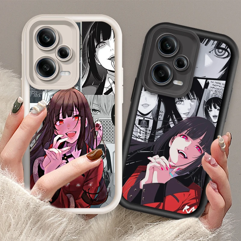 J-Jabami Y-Yumeko Kakeguruis Eye Ladder For Xiaomi Redmi Note 13 12 12C 11 11S 10 10C 10A 9C 9A Pro 5G Funda Phone Case