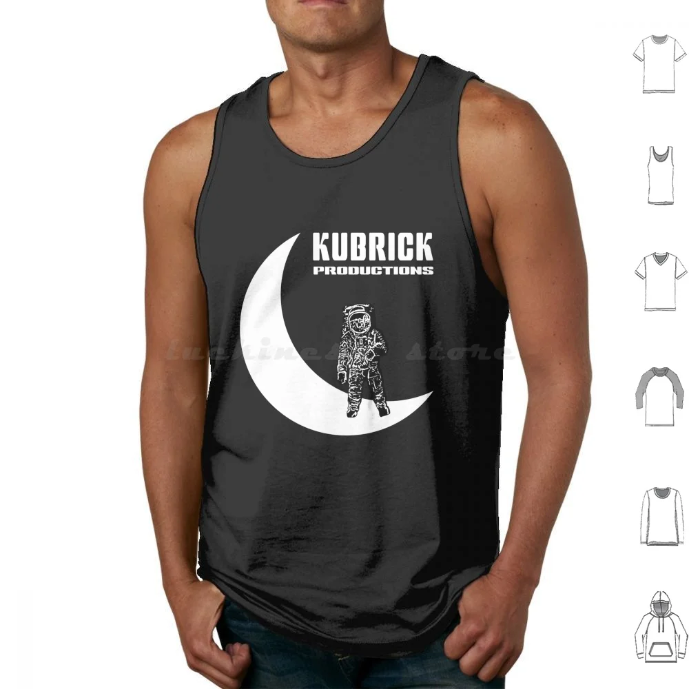 Kubrick Productions. Moon Landing Masterpiece. Tank Tops Vest Sleeveless Stanley Kubrick Film Fake Moon Landing Theory Apollo